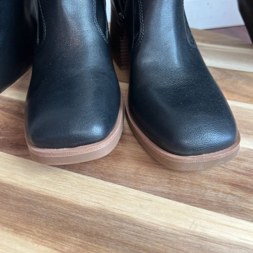 Sun + Stone Vivvii Womens Over-The-Knee Dress Boots Sz 9.5M Black - Picture 7 of 10